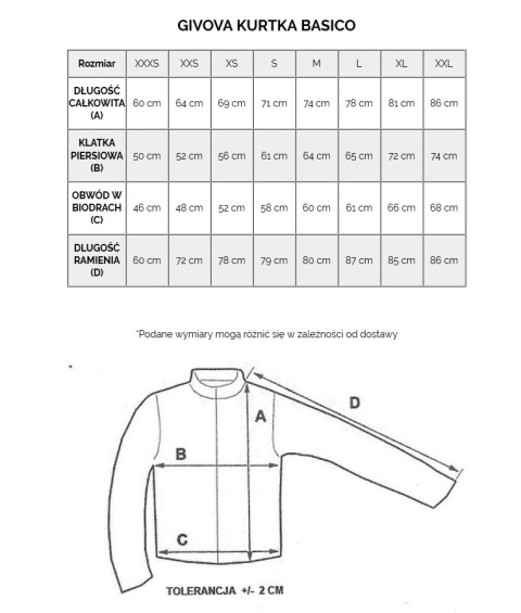 Kurtka Ortalion Givova Rain Basico RJ001 0010 czarna