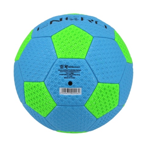 Piłka nożna plażowa Enero Softtouch niebieska 1024462
