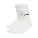 Skarpety Adidas Linear Crew Socks Cushioned 6 Par białe JL6096