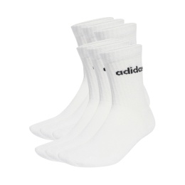 Skarpety Adidas Linear Crew Socks Cushioned 6 Par białe JL6096