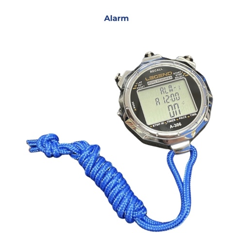 Cyfrowy stoper w metalowej obudowie 100 międzyczasów - Legend Sport