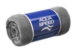 Szybkoschnący ręcznik z mikrofibry Aqua Speed DRY SOFT 400 G. 50x100 kol. 03 szary