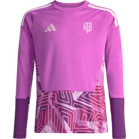 AP OLEŚNICA Bluza bramkarska adidas JUNIOR z herbem - fioletowa
