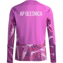 AP OLEŚNICA Bluza bramkarska adidas JUNIOR z herbem - fioletowa