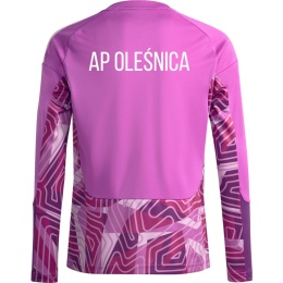 AP OLEŚNICA Bluza bramkarska adidas JUNIOR z herbem - fioletowa
