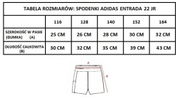 AP OLEŚNICA SPODENKI TRENINGOWO-MECZOWE ADIDAS ENTRADA 22 JUNIOR