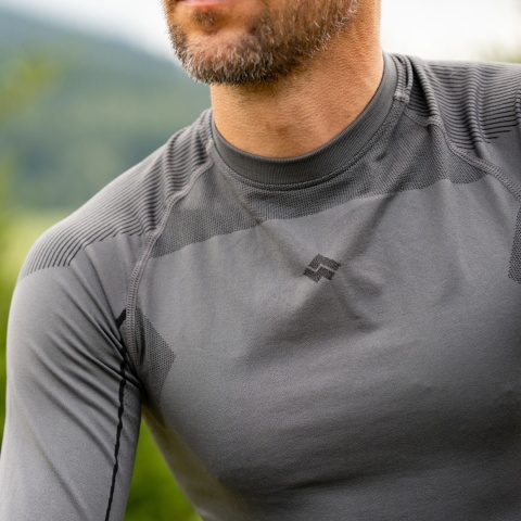 Bielizna termoaktywna męska Alpinus Hemis Set AO35166 szara