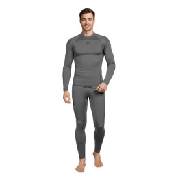 Bielizna termoaktywna męska Alpinus Hemis Set AO35166 szara