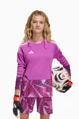 Bluza koszulka bramkarska dla dzieci adidas Tiro 26 Competition KB5242 fioletowa