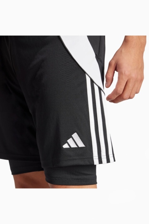 Spodenki adidas Tiro 24 Training 2 in 1 IJ5605 czarne