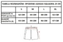 Spodenki męskie Adidas Squadra 25 JC8676 pomarańczowe