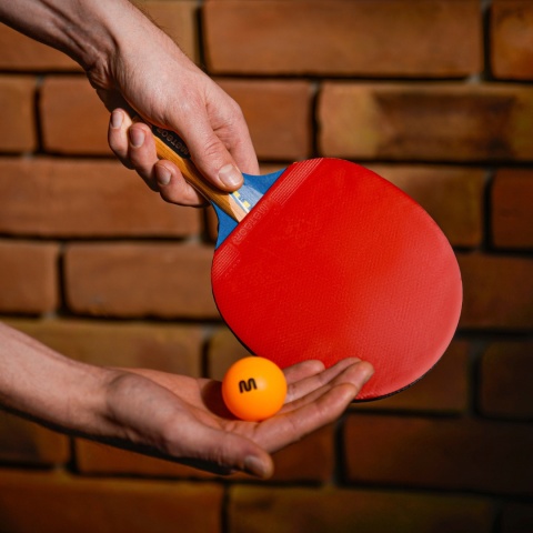 Zestaw do tenisa stołowego rakietka do tenisa stołowego Meteor 2 rakietki Sirocco** + 3 piłeczki 15022