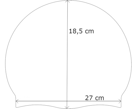 Damski czepek kapielowo - pływacki Aqua Speed Turban Cap kol. 02 - niebieski