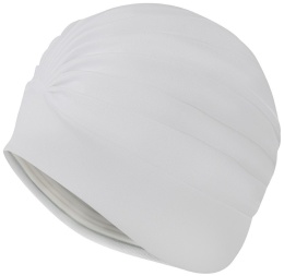 Damski czepek kapielowo - pływacki Aqua Speed Turban Cap kol. 05 - biały