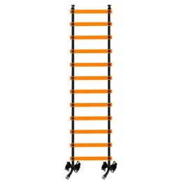 Drabinka koordynacyjna regulowana do treningu SMJ 5 m 12 szczebli