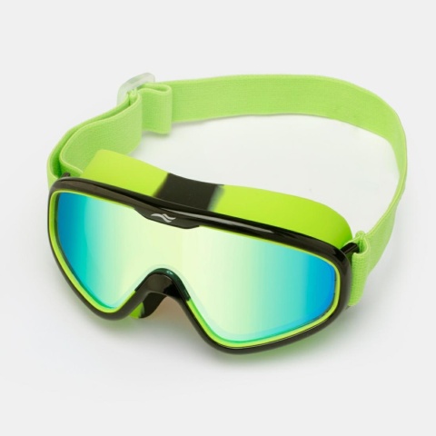 Gogle okulary pływackie dla dzieci Aqua Speed Tivano FS Jr Mirror kol. 38 – Zielone z Lustrzanką