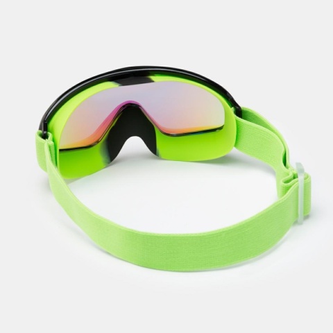 Gogle okulary pływackie dla dzieci Aqua Speed Tivano FS Jr Mirror kol. 38 – Zielone z Lustrzanką