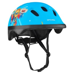 Kask Dziecięcy Rowerowy Spokey Fun niebieski 52-56 cm