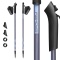 Kije Nordic Walking teleskopowe Spokey CLOUD 95-135 NY/BL
