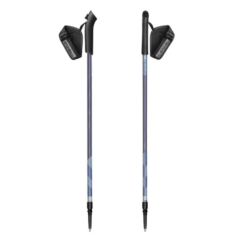 Kije Nordic Walking teleskopowe Spokey CLOUD 95-135 NY/BL