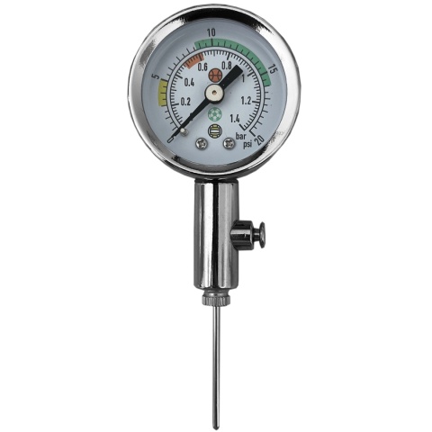 Manometr do Mierzenia Ciśnienia w Piłce Legend okrągły MK-872