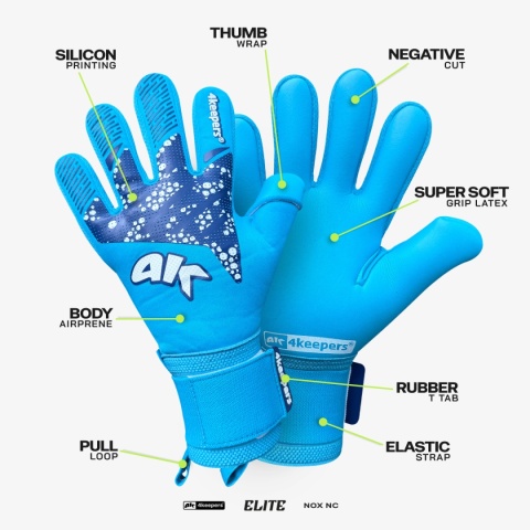 Rękawice Bramkarskie 4keepers Elite Nox NC Junior
