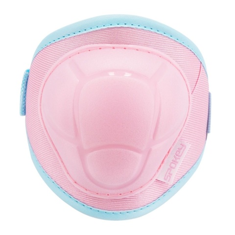 Zestaw ochraniaczy dziecięcych na kolana, nadgarstki i łokcie Spokey Buffer różowy