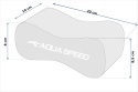 Deska do pływania ósemka Aqua Speed Pull Buoy "3" Junior 04 - zielona