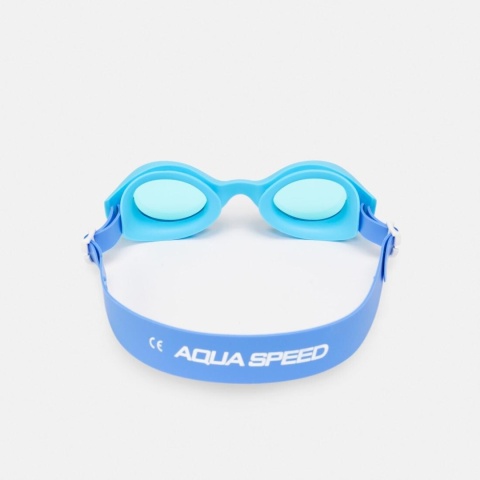Okulary pływackie dla dzieci Aqua Speed Bonito kol. 01- niebieskie- niebieskie szkła
