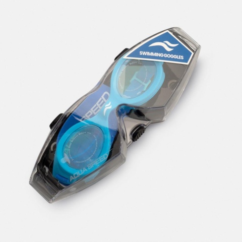 Okulary pływackie dla dzieci Aqua Speed Bonito kol. 01- niebieskie- niebieskie szkła