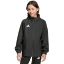 Kurtka ortalion dla dzieci adidas Entrada 26 All Weather JZ9104 czarna