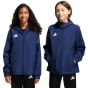 Kurtka ortalion dla dzieci adidas Entrada 26 All Weather JZ9103 granatowa