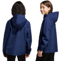 Kurtka ortalion dla dzieci adidas Entrada 26 All Weather JZ9103 granatowa