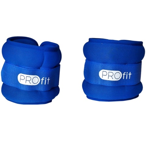 Obciążenia na ręce i nogi Profit Evolution 2x0,75kg niebieskie DK 3310