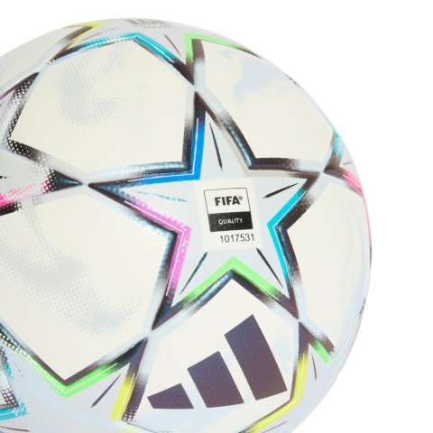 Piłka nożna adidas UCL League 26/27 League Stage Box KE9771 biało-niebiesko-różowo-zielona