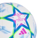 Piłka nożna adidas UCL Training 26/27 League Stage KZ2981 biało-niebiesko-zielono-różowa