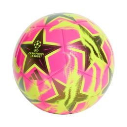 Piłka nożna adidas UCL Club 26/27 League Stage KE9760 różowo-żółta