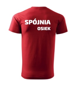 SPÓJNIA OSIEK Koszulka treningowa czerwona SENIOR
