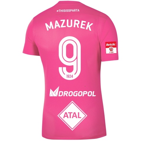 SPARTA KATOWICE Koszulka meczowa Nike III LIGA 2026-2027 - różowa