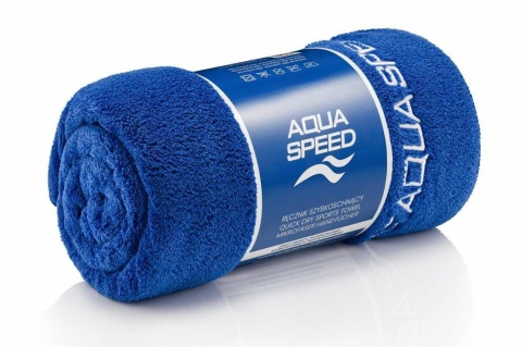 Szybkoschnący ręcznik z mikrofibry Aqua Speed Dry Coral 350 g. 70x140 - 01 niebieski