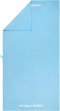 Szybkoschnący ręcznik z mikrofibry Aqua Speed Dry Flat 200g. 70x140 cm 02 - niebieski