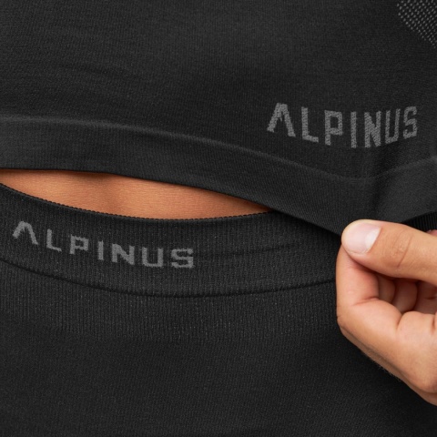 Bielizna Termoaktywna Męska Alpinus Active Idre Set SI8945-SI8949 czarna