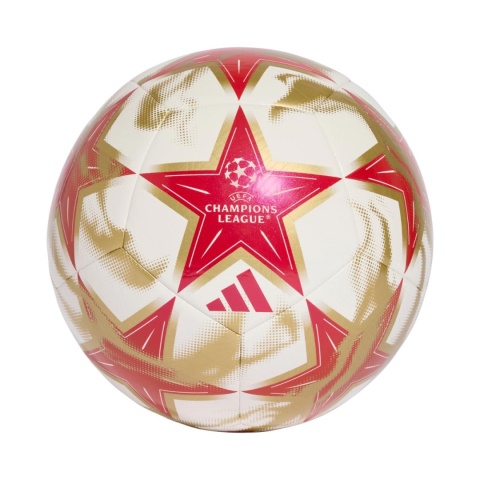 Piłka nożna adidas UCL Club 26/27 League Stage KE9764 biało-czerwono-złota