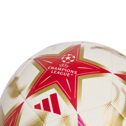 Piłka nożna adidas UCL Club 26/27 League Stage KE9764 biało-czerwono-złota