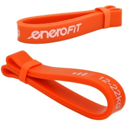 Taśma guma do ćwiczeń fitness crossfit mini band Enro Fit 12-22 kg pomarańczowa