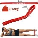 Taśma guma do ćwiczeń fitness crossfit mini band Enro Fit 8-12 kg czerwona