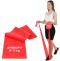 Taśma treningowa guma do ćwiczeń pilates Enero Fit Taśma treningowa do ćwiczeń pilates 200x15 cm 0,30 mm 9-11 kg czerwona