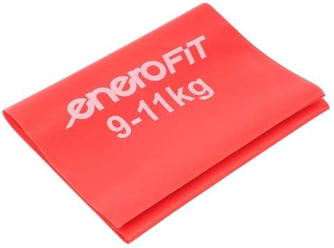 Taśma treningowa guma do ćwiczeń pilates Enero Fit Taśma treningowa do ćwiczeń pilates 200x15 cm 0,30 mm 9-11 kg czerwona
