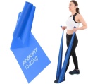 Taśma treningowa guma do ćwiczeń pilates Enero Fit Taśma treningowa do ćwiczeń pilates 200x15 cm 0,30 mm 15-25 kg niebieska