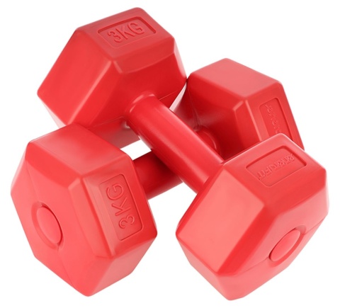 Zestaw Hantli Kompozytowych 2x3 Kg ENERO FIT